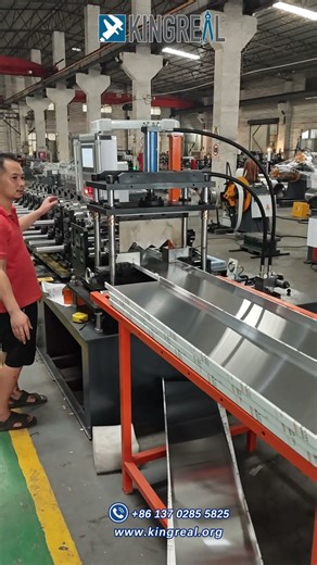 Suspended Ceiling Making Machine | Linear Strip Ceiling Roll Forming Machine