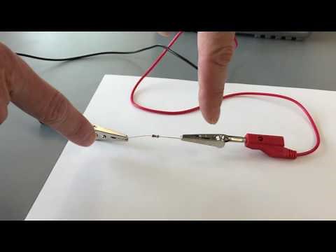 How to measure current with a 34401A multimeter