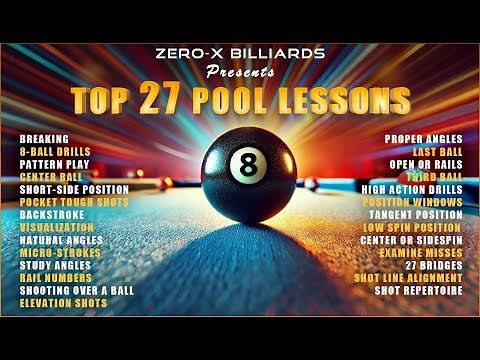 Master Pool Like a Pro: Top 27 Lessons for Pool Players