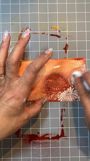 Join Amanda as she shares a different way on how you can use Gesso Primer to create a beautiful background ready for any card by using Gesso with a stencil | Lavinia Stamps