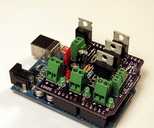 Building and Using a MOSFET Shield for Arduino