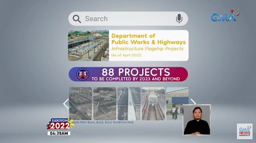 The new administration to inherit 88 of 119 Build Build Build projects