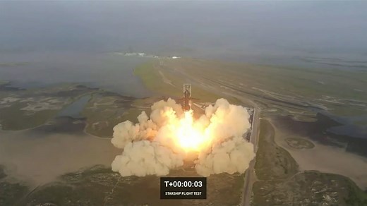 SpaceX's massive rocket Starship explodes 4 minutes after liftoff