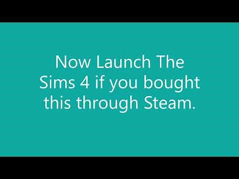 The Sims 4 How to Enable First Person Mode On (Steam Version)