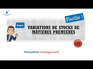Variation de stocks de matières premières