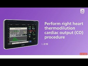 Perform a C.O. procedure with the IntelliVue patient monitor