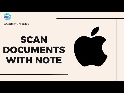 HOW TO Scan Documents WITH Notes ON iPhone/iPad | iPhone Scanner