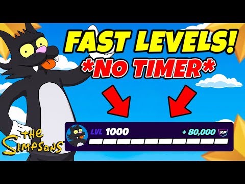 NO TIMER Fortnite XP MAP to LEVEL UP FAST in Chapter 6 Simpsons Mini Season 2 (Earn XP)