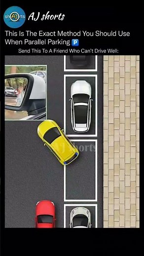 Parallel Parking Made Easy | The Exact Method to Park Perfectly Every Time #shorts