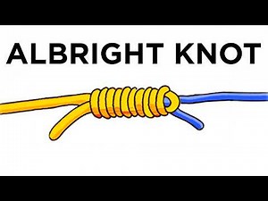 How to tie the Albright Knot - (connect braid to leader)