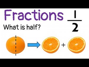 Fractions Year 1 - What is Half? Learn to Identify Fraction One Half | Year One Math