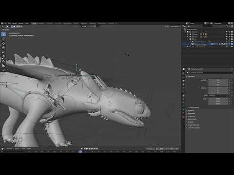 How To Train Your Dragon - Toothless (rig review)
