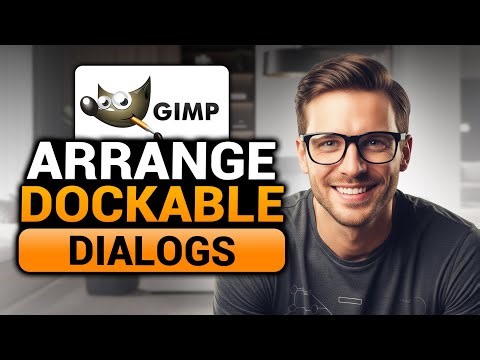 GIMP How To Arange Dockable Dialogs (100% WORKS) | FAST & EASY | NO Yapping, To The Point!