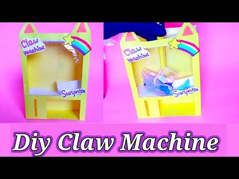How to make a claw machine / Origami craft idea / Home made claw machine from paper