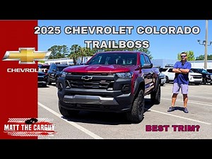 Is The 2025 Chevy Colorado Trailboss The BEST Mid Size Pickup?