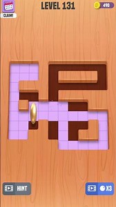 Maze Puzzle: Step-by-Step to Completion with the Golden Marble