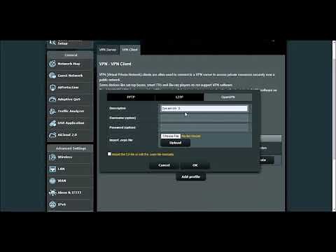How To Setup and Configure an Asus Router as a VPN OpenVPN and IPvanish