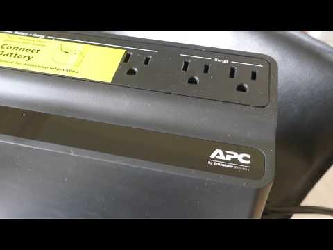 APC Back-UPS 600VA UPS Battery Backup
