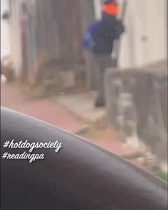 When you try to break in and out of Reading, Pennsylvania simultaneously. #BuildingABetterReadingTogether #HotdogSociety | Reading-Berks Hotdog Society