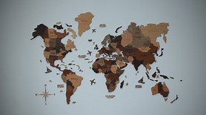 World Map Earth Showing Continents On Stock Footage Video (100% Royalty-free) 1096142327 | Shutterstock