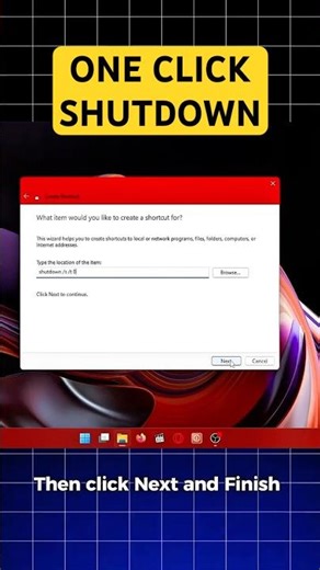 Shut Down Your Windows PC With One Click! 🚀 | Windows 10 & 11
