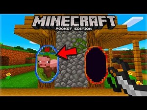 How to GET a WORKING Portal Gun In Minecraft PE!