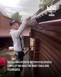 And now you know how to fit a gutter 🛠 | LADbible Ireland