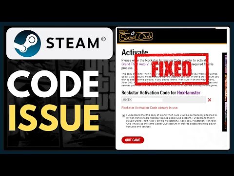 How To Fix Rockstar Activation Code Already In Use (Steam) | Easy Guide