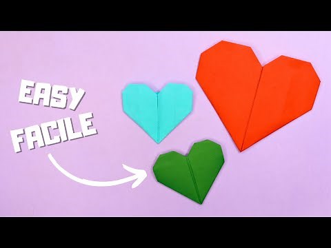 Easy Origami Heart - Step-by-Step Tutorial for Beginners
