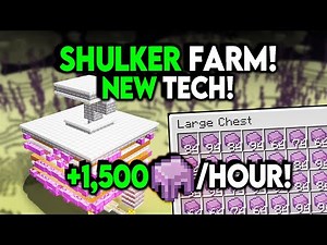 Minecraft Easy & Fast Shulker Farm +1.21 - NEW!
