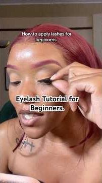 Eyelash tutorial for beginners.#eyelashtutorial