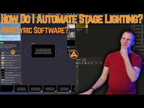 How Do I Automate Stage Lighting with Lyric Software like ProPresenter, Proclaim or FreeShow?