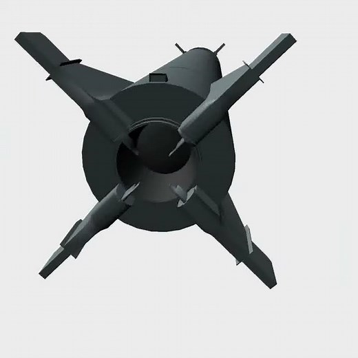 3D Model of US PGM-11 Redstone Missile Review