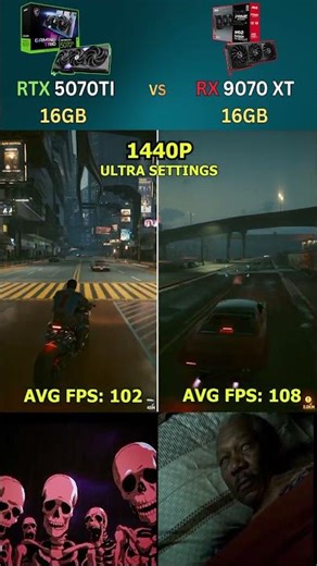 RX 9070 XT vs RTX 5070 Ti – Which Next-Gen GPU Really Delivers? #pcgaming #shorts