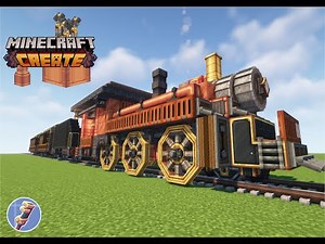Minecraft create mod train ── Super luxury steampunk train