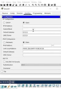 How to assign IP address to Server in Packet Tracer | CCNA | Networkforyou