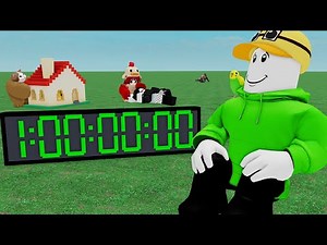 100万秒過ごすと何かが起きるマップに閉じ込められました【ロブロックス/ROBLOX】