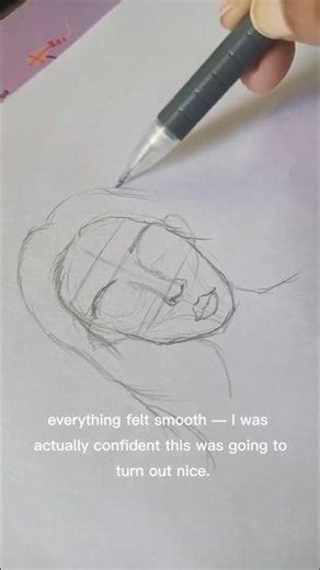 Learning to draw faces with loomis method ✨#artshorts