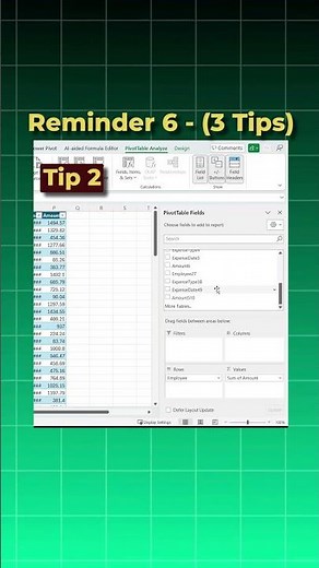 Excel Pivot Table Tricks You Didn’t Know: Field List Made Easy!