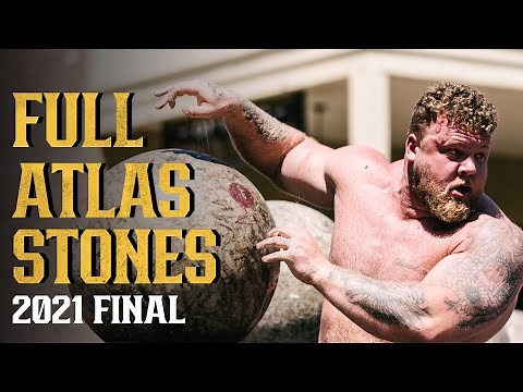 ENTIRE Atlas Stones, EVERY RUN | 2021 SBD World's Strongest Man Final