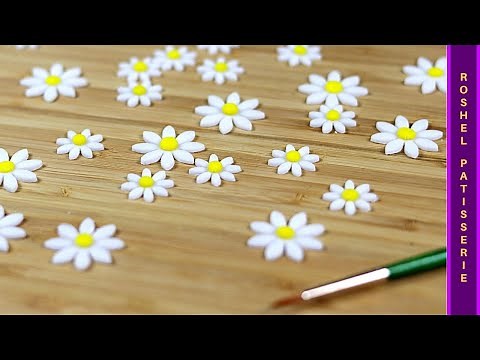 How To Make Daisies With Fondant