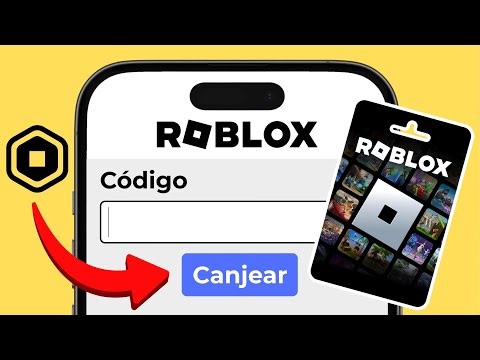 Cómo CANJEAR CÓDIGOS en ROBLOX Desde Celular | Tarjeta de Regalo