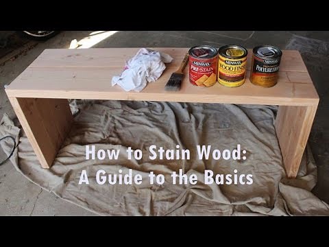 #howto How to Stain Wood: A Basic Guide