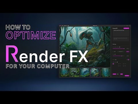 How to Optimize Render FX for Your Computer
