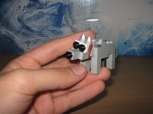 Lego Minecraft Wolf Tutorial