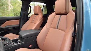 2025 Toyota 4Runner Limited Interior Design in Brown Leather