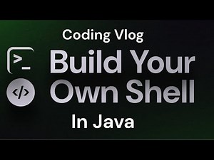 Coding Vlog | Building a POSIX Shell from scratch in Java