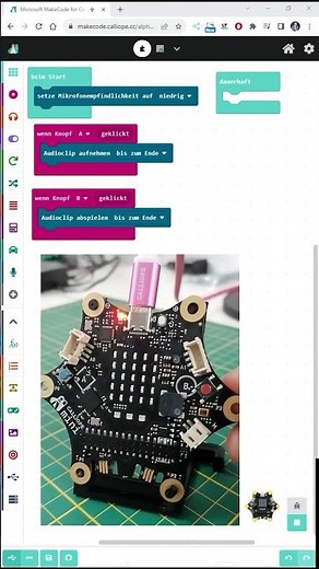 Calliope Mini 3 Sprachausgabe