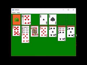 Windows XP Solitaire on Windows 10 Creators Update