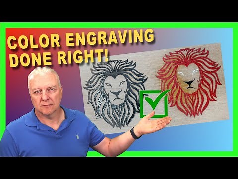 How I Make Colored Laser Engravings That POP!